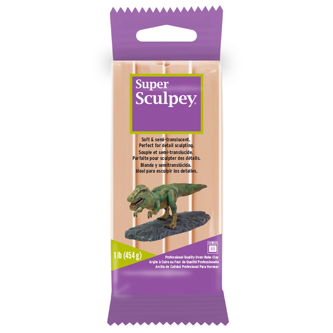 Super Sculpey: Polymer Clay: Beige - 1 lb Pack - Soft Oven Bake Clay, Non-Toxic, Created For Advanced Sculptors-Artists-Model Makers-Movie Studios